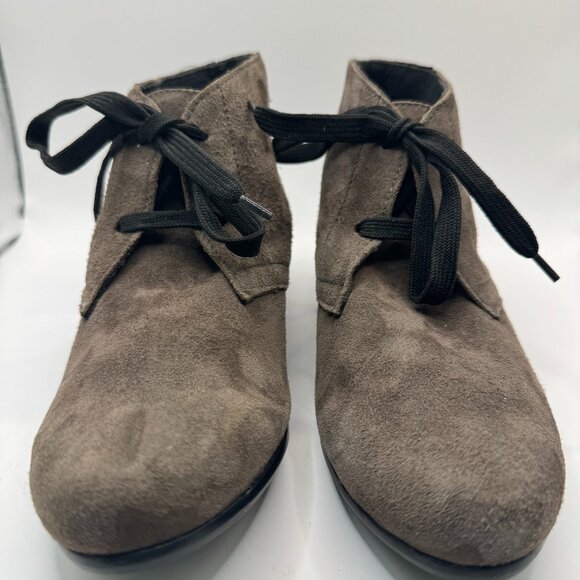 New Munro American Women's Dulce Vita Lace Up Brown Suede Ankle Boot Size 7 $150 - Picture 2 of 5